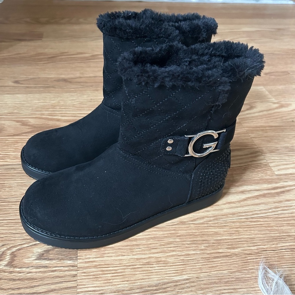 NWOB Guess Adlea Faux Fur Boots